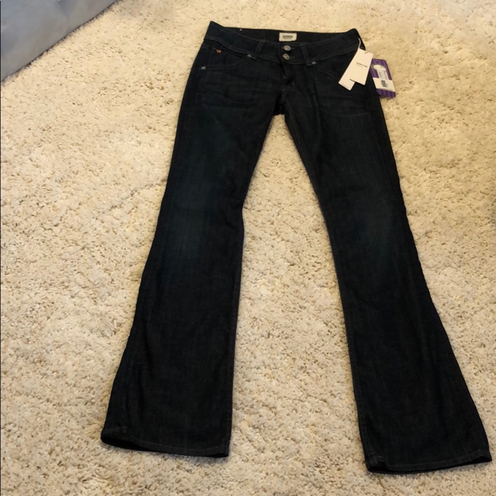 New Hudson signature boot cut blue jeans 26 savage